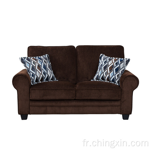 Canapé en tissu 1 + 2 + 3 ensembles de meubles de canapé de salon à deux places
